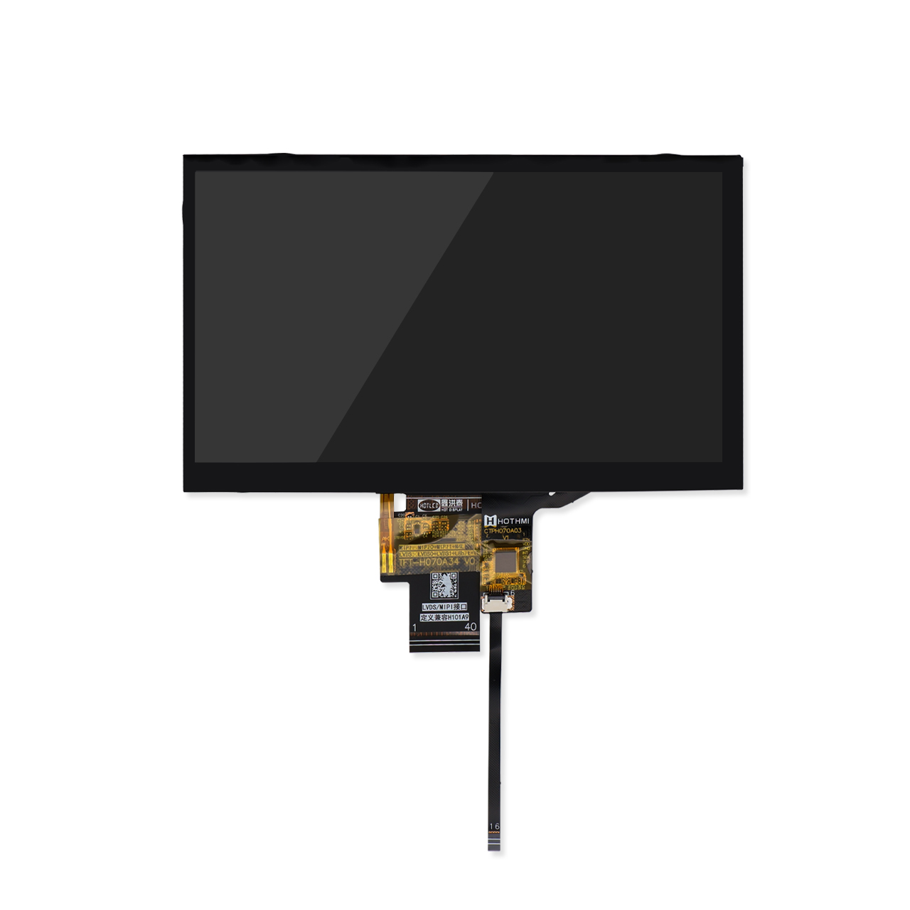 7寸MIPI TFT 液晶屏 800x480 触摸显示屏横屏GH7006控制芯片